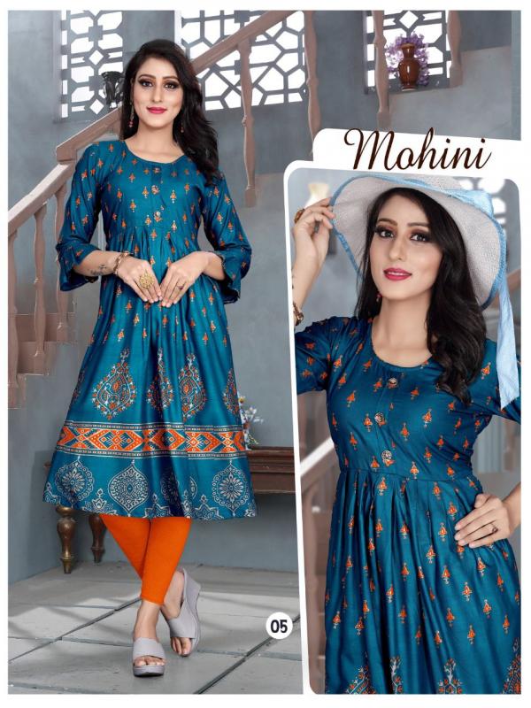 trendy Mohini Vol 6 Rayon Designer Kurti Collection